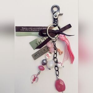 MICHE | NWT Pink Hope Purse Charm Key Ring - Breast Cancer Awareness - Rare!